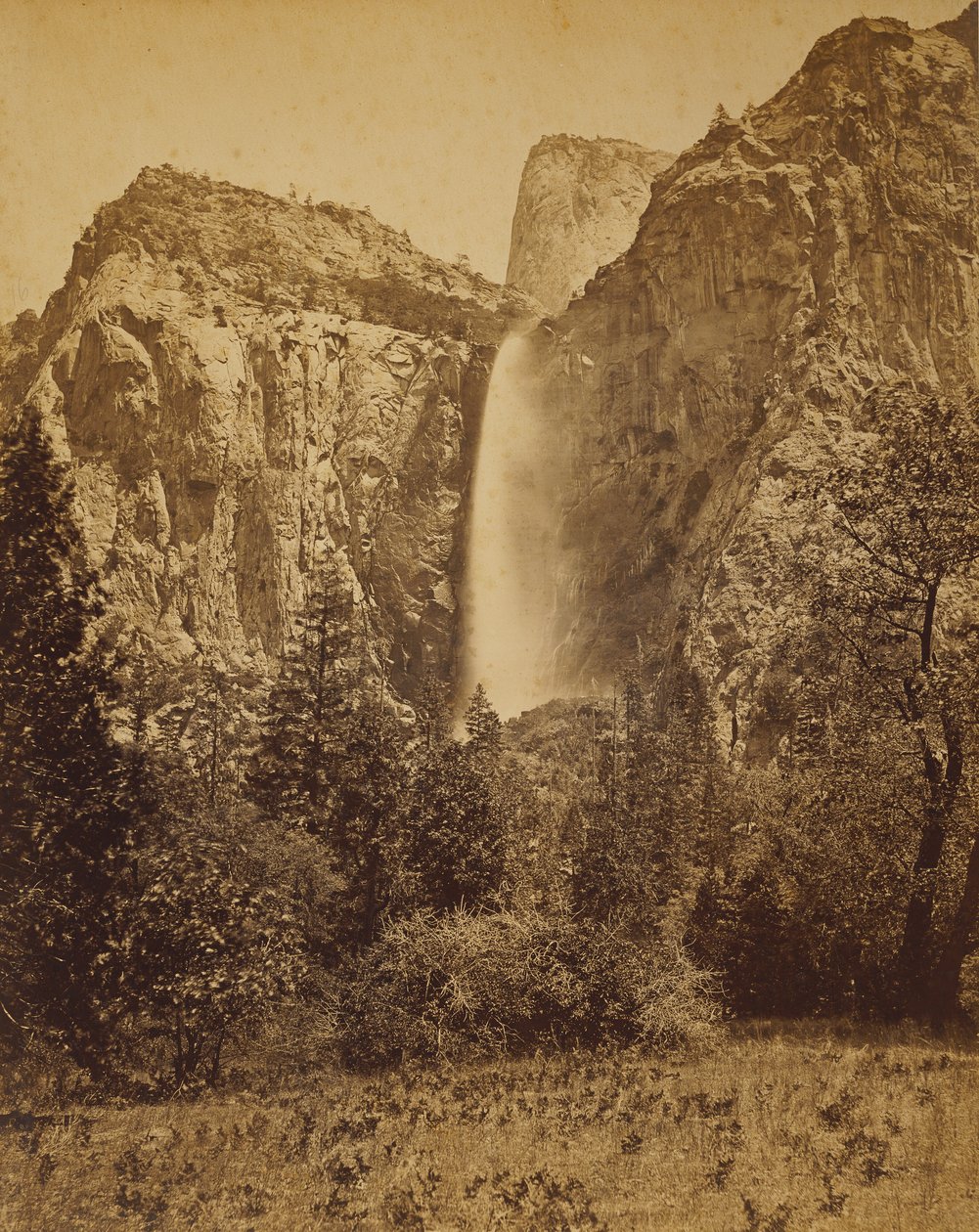 [Bruidssluier]. door Carleton Watkins