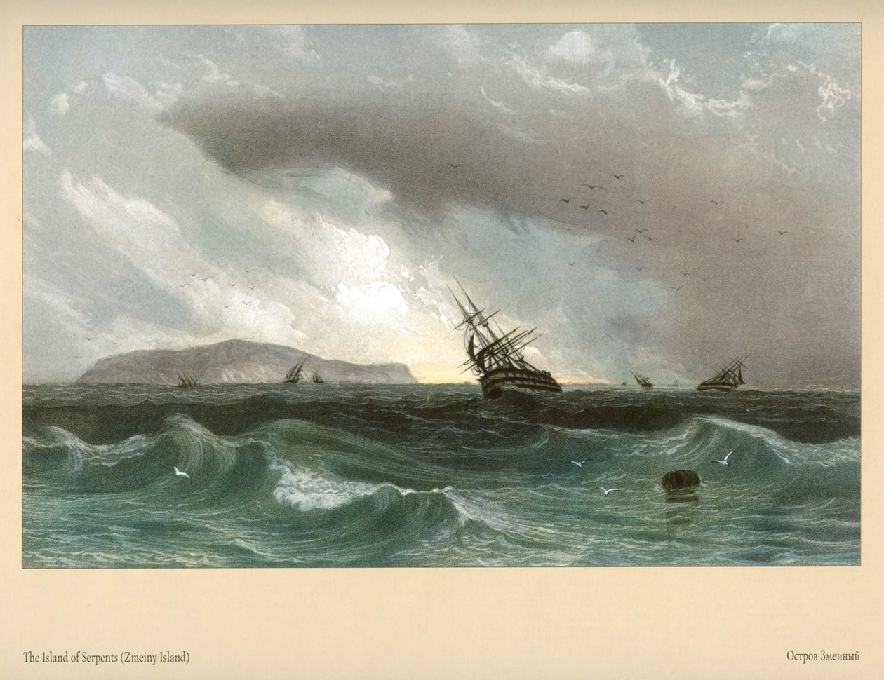 Slangen eiland door Carlo Bossoli