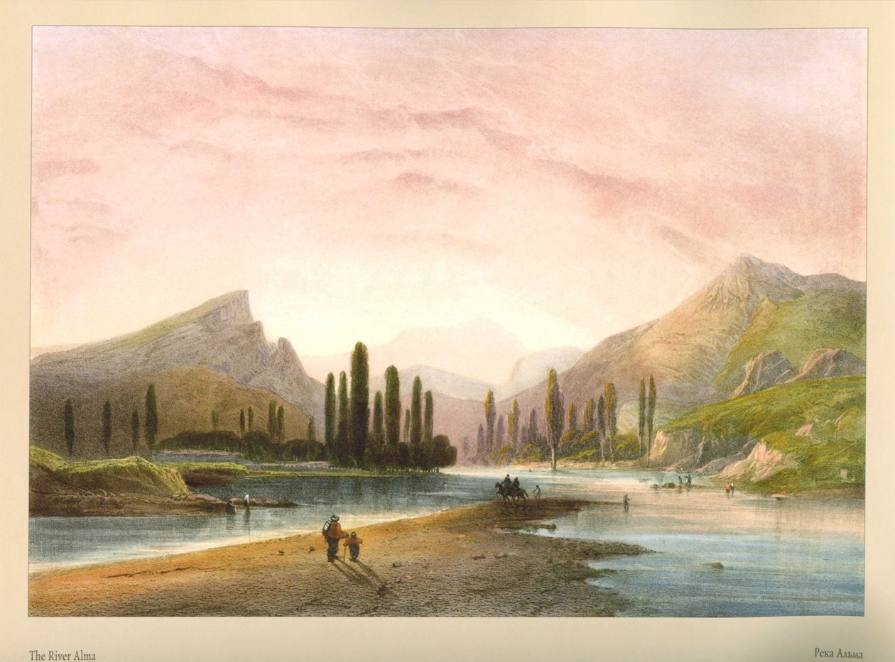 Alma-rivier door Carlo Bossoli