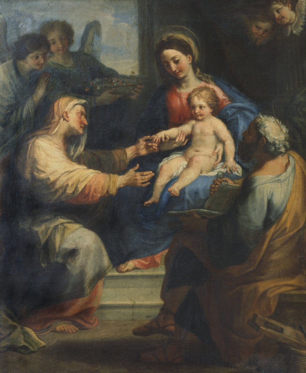 Maagd Maria met Kind en Sint Anna door Carlo Maratta or Maratti