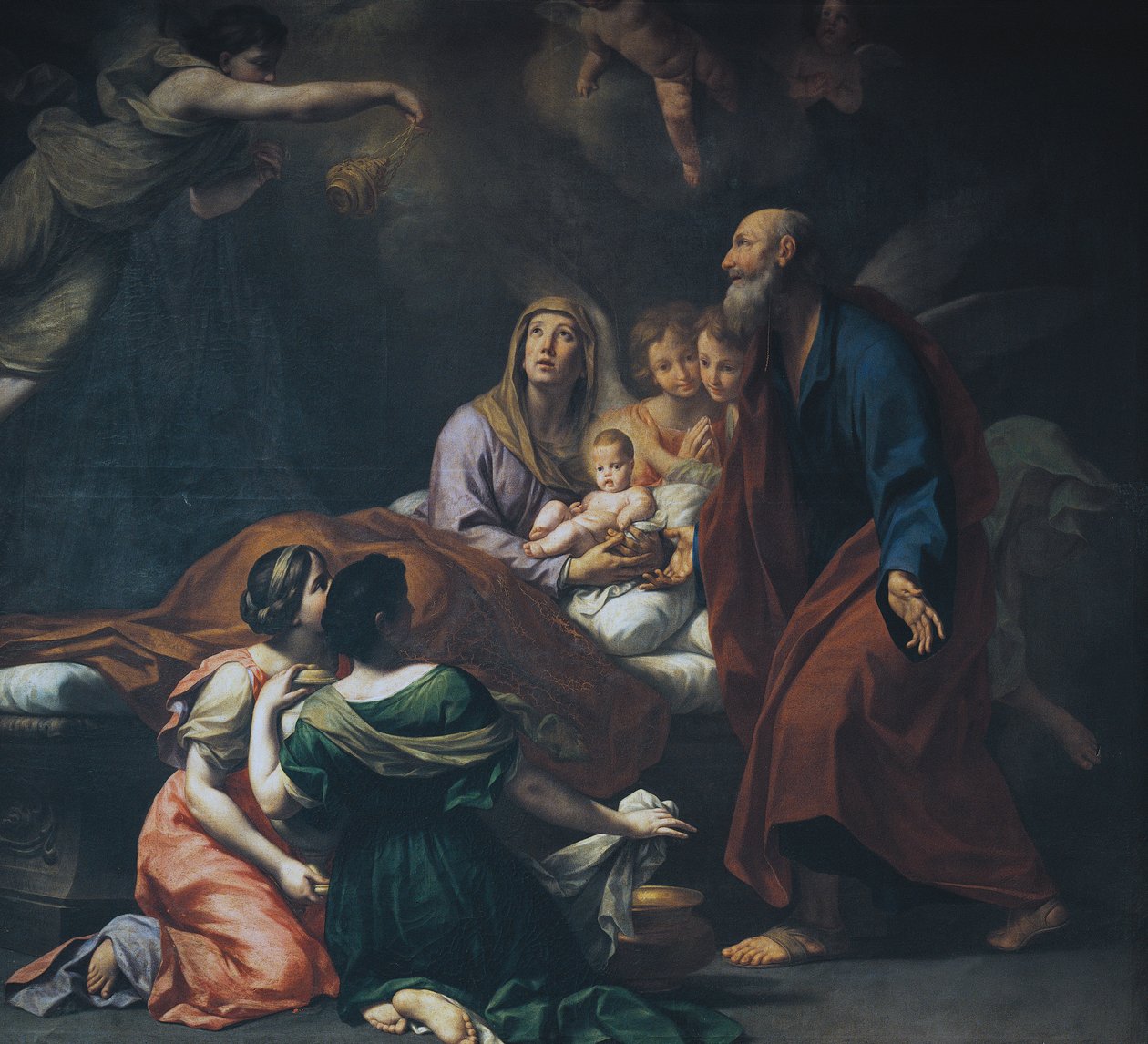 Geboorte van Maria door Carlo Cignani
