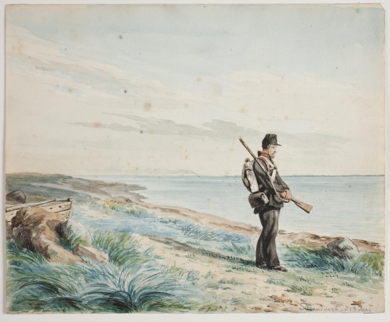 Strandwacht door Carlo Dalgas
