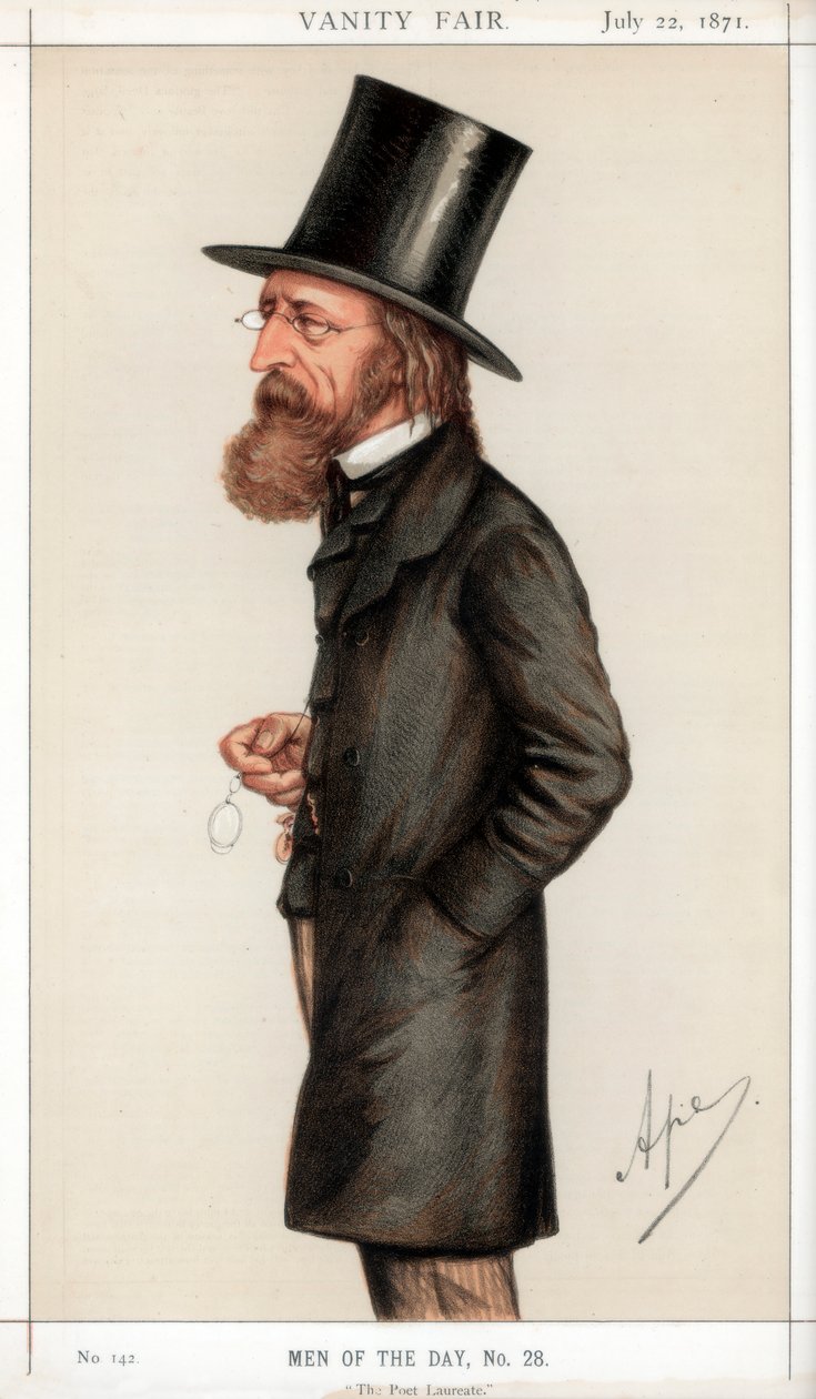De Dichter des Vaderlands, 1871 door Carlo Pellegrini