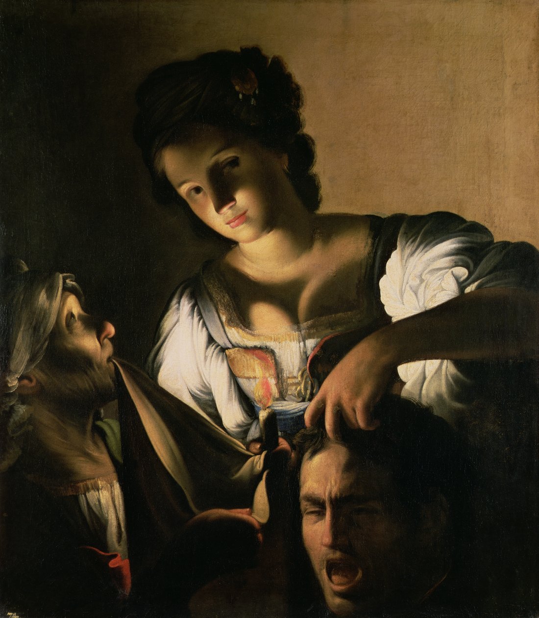 Judith met het hoofd van Holofernes, 1615 door Carlo Saraceni