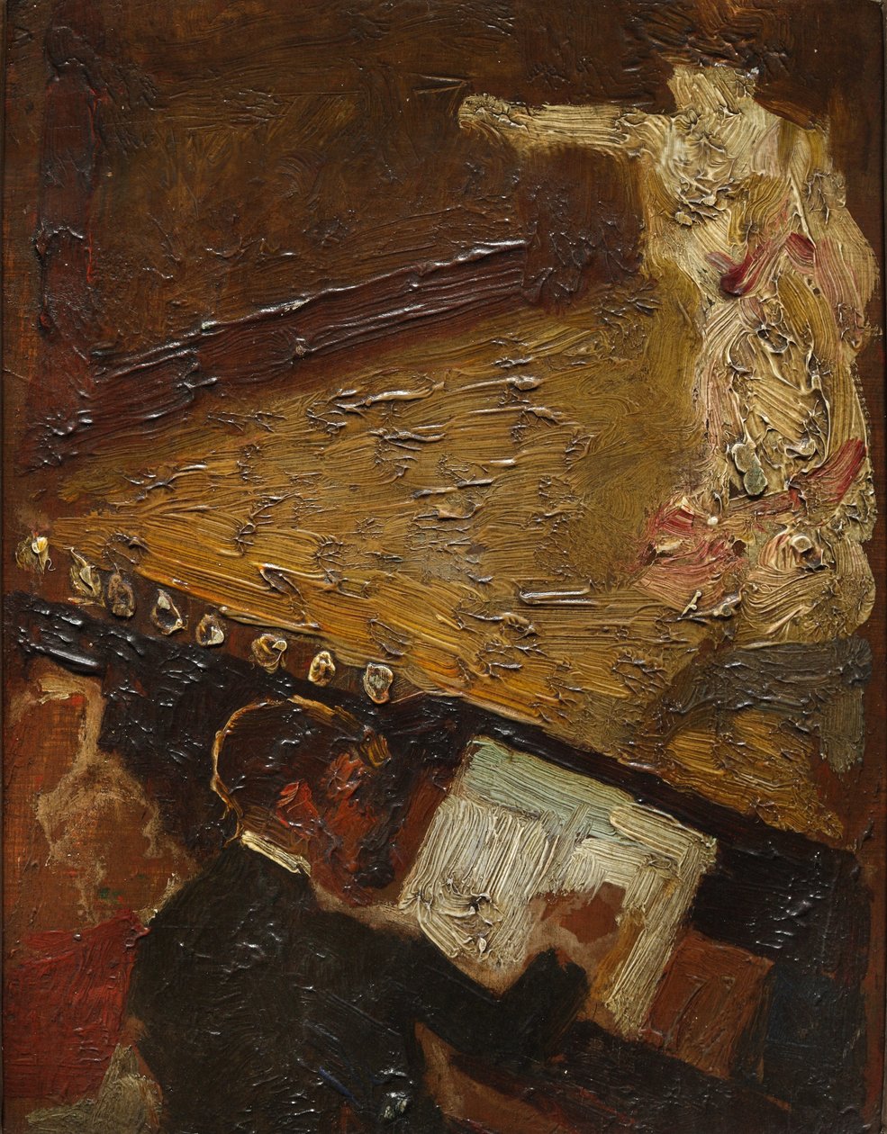 Parijs Nocturne. De Zanger door Carlos Baca Flor