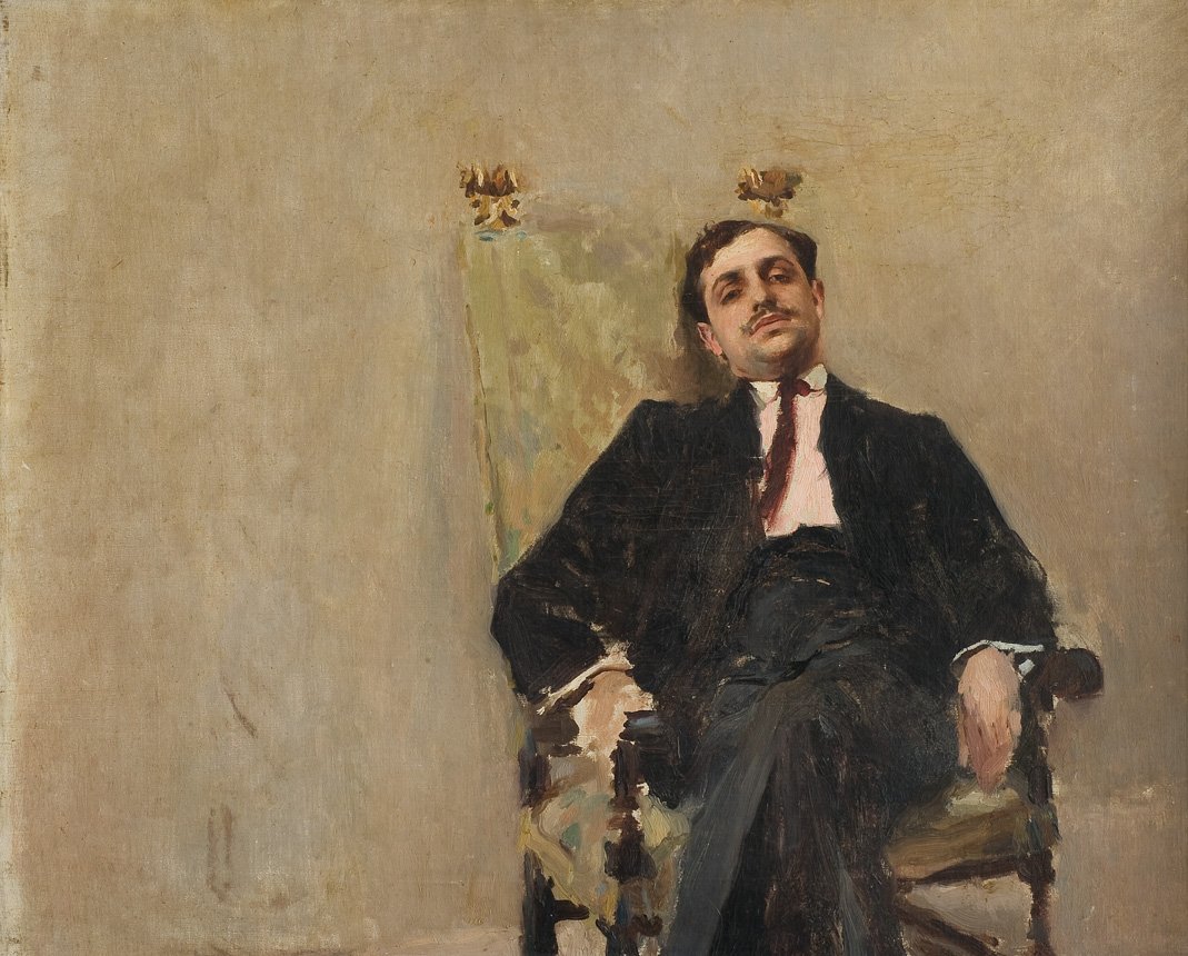 Portret van de heer Juan Carlos Munoz door Carlos Federico Saez
