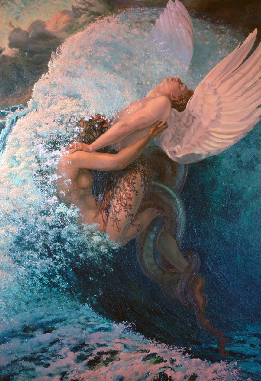 Spleen en Ideaal, 1907 door Carlos Schwabe