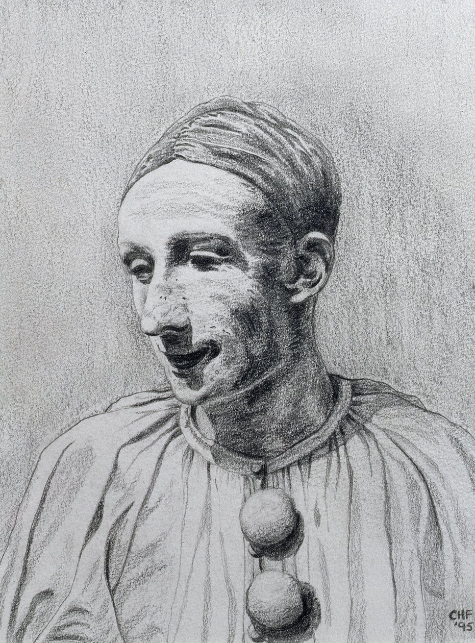 De Clown II, 1995 door Carolyn Hubbard Ford