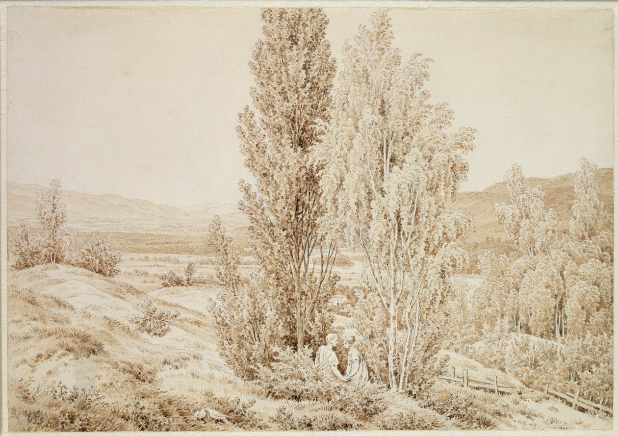 Zomer door Caspar David Friedrich