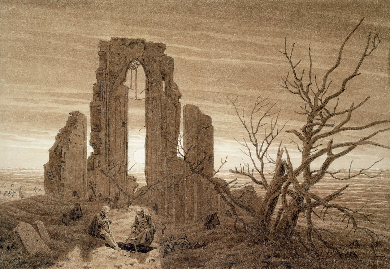 Winter door Caspar David Friedrich