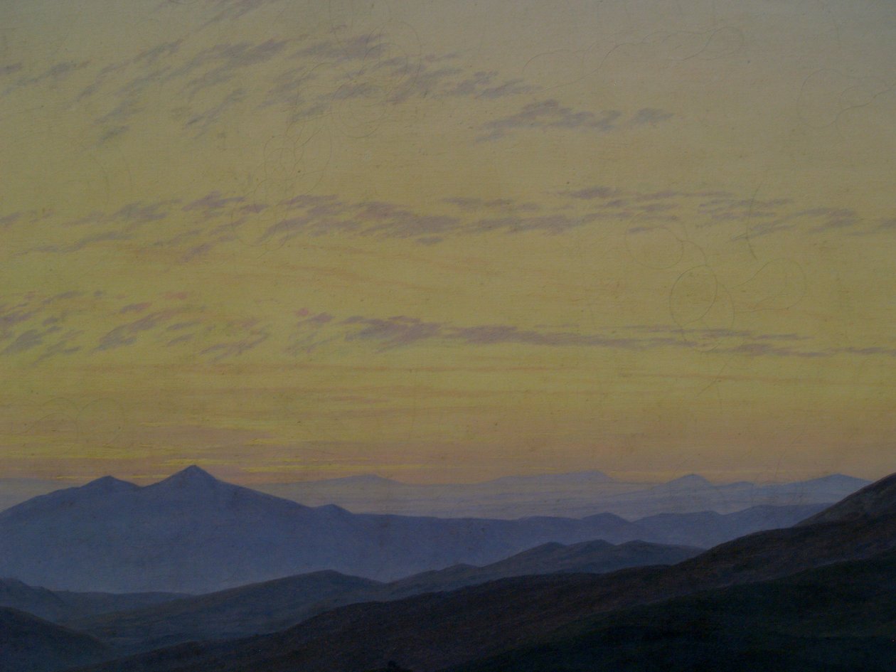 Duits: Het Reuzengebergte Reuzengebergte door Caspar David Friedrich