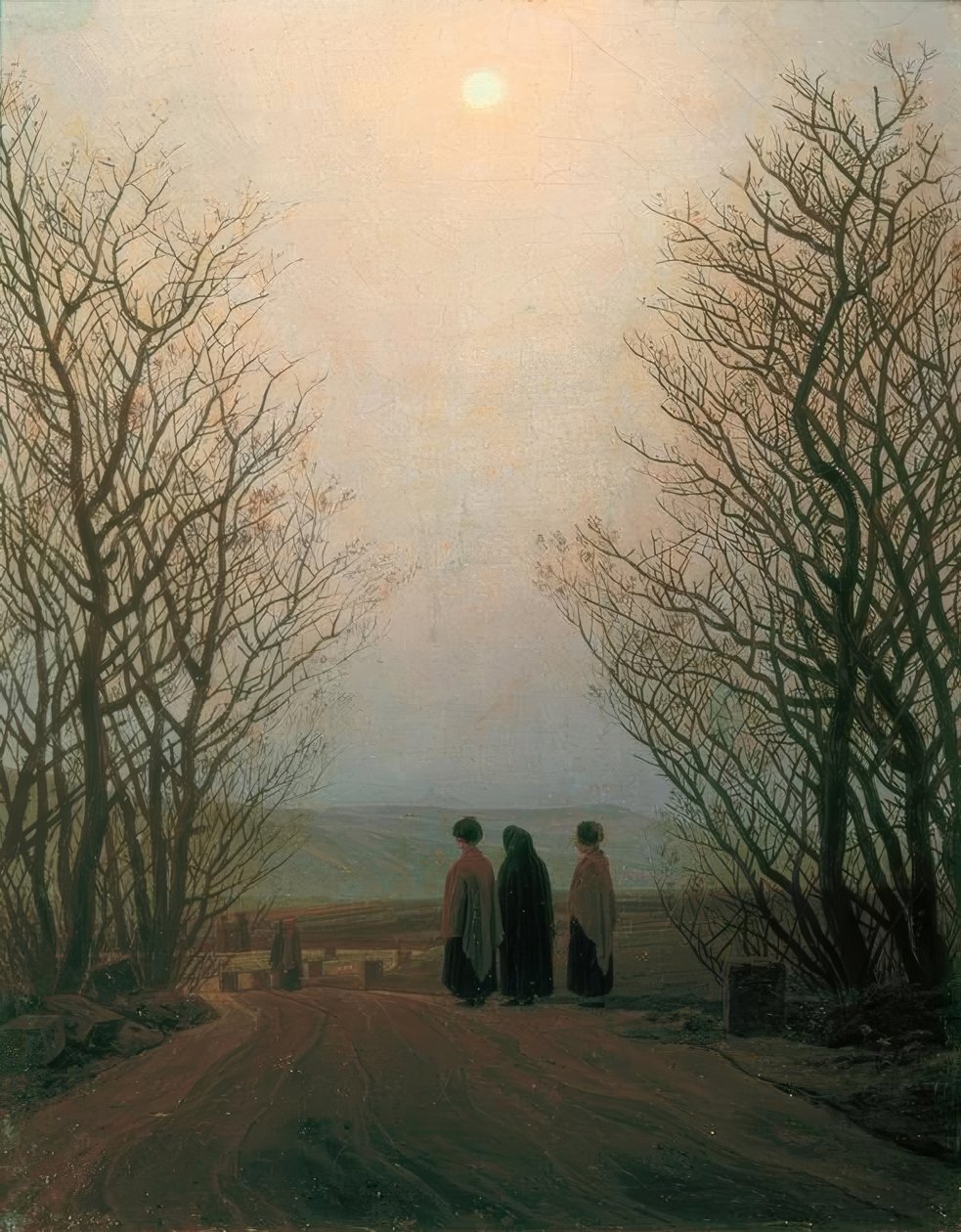 Paasmorgen door Caspar David Friedrich