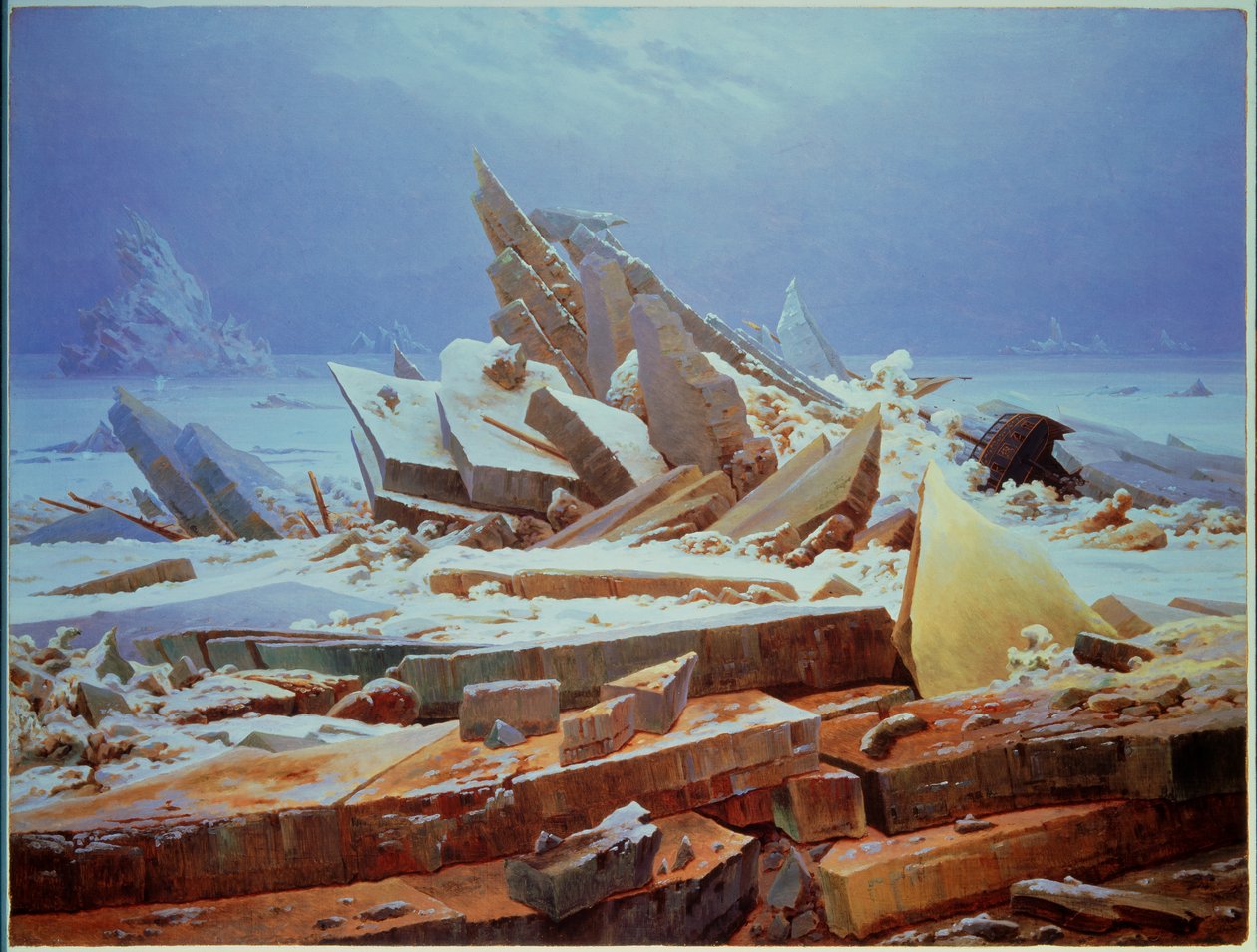 Poolzee door Caspar David Friedrich