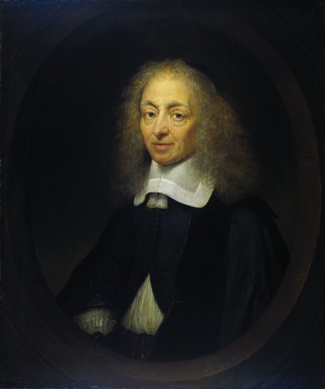 Portrait of Constantijn Huygens (1596-1687) door Caspar Netscher