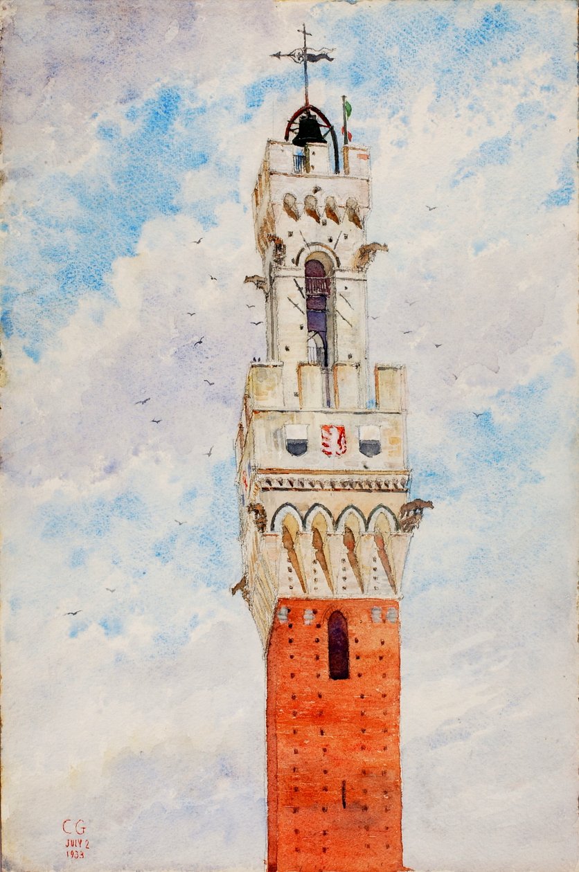Klokkentoren, Italië door Cass Gilbert