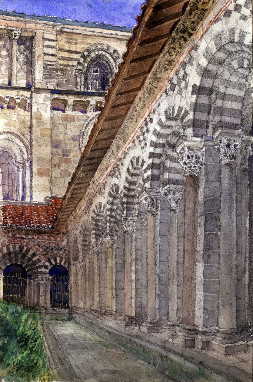 Kathedraalklooster in Le Puy door Cass Gilbert