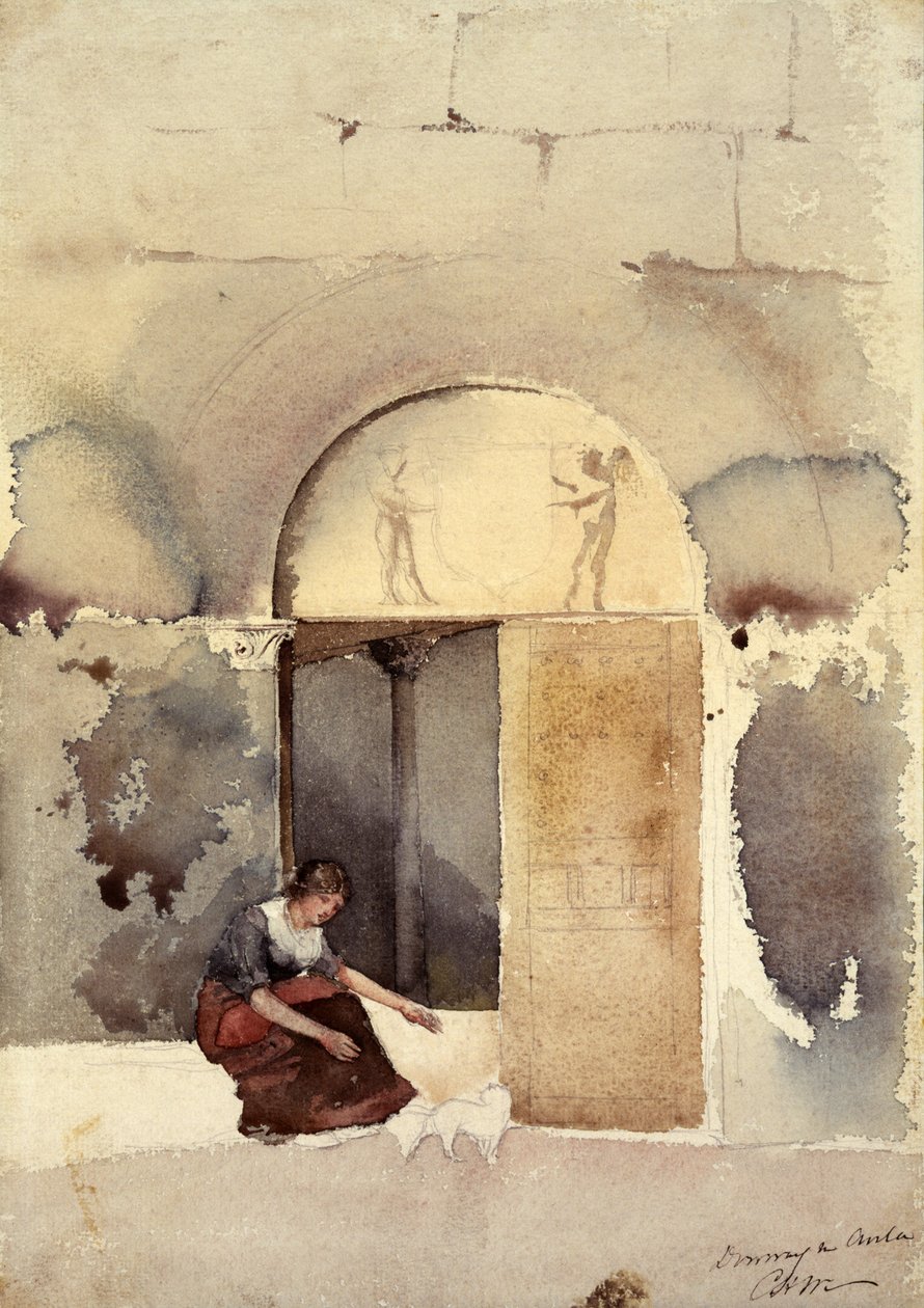 Deur in Anla, n.d. door Cass Gilbert