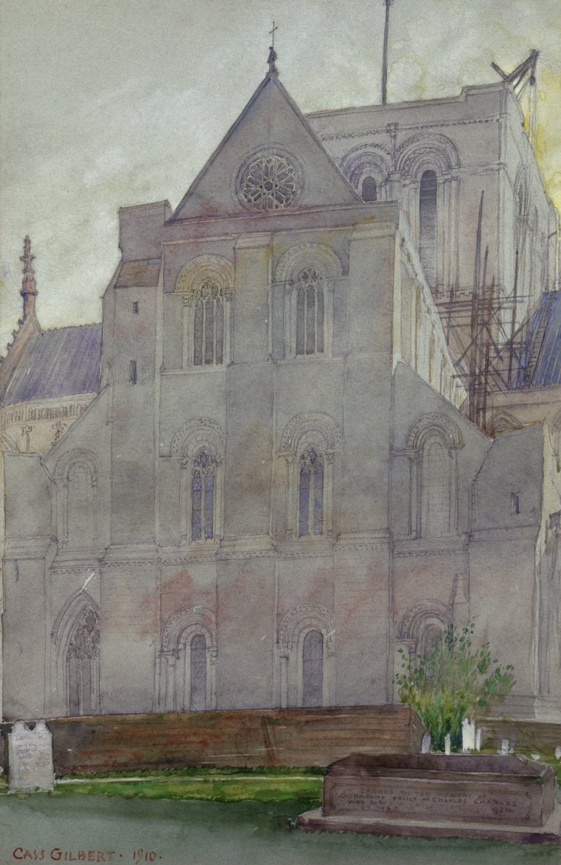 Noord Transept, Winchester Kathedraal, Engeland, 1910 door Cass Gilbert