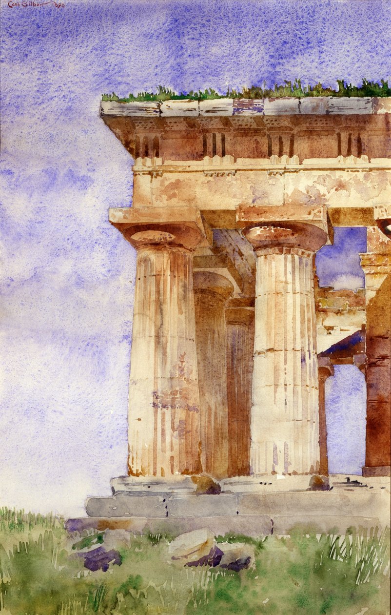 Tempel van Neptunus, Paestum door Cass Gilbert