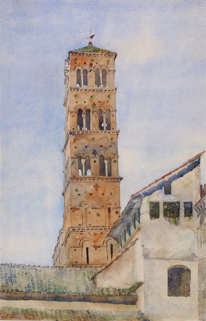 Toren, San Francisco Romano, Rome door Cass Gilbert