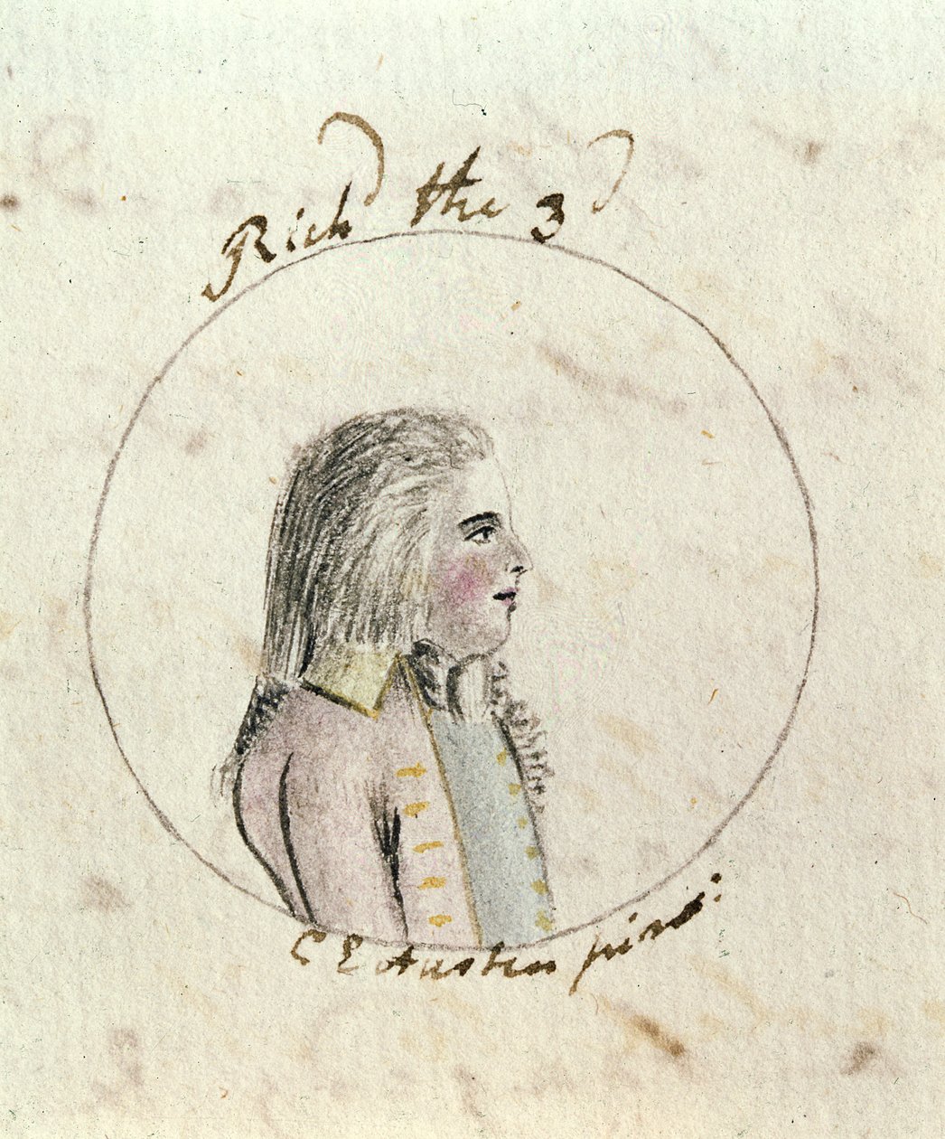 Portret van Richard III (1452-85) ca. 1790 door Cassandra Austen