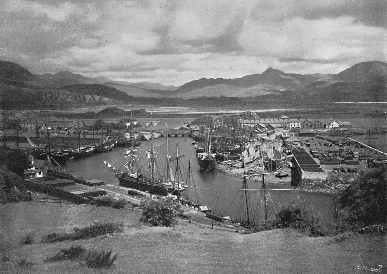 Portmadoc, ca. 1896 door Catherall and Pritchard