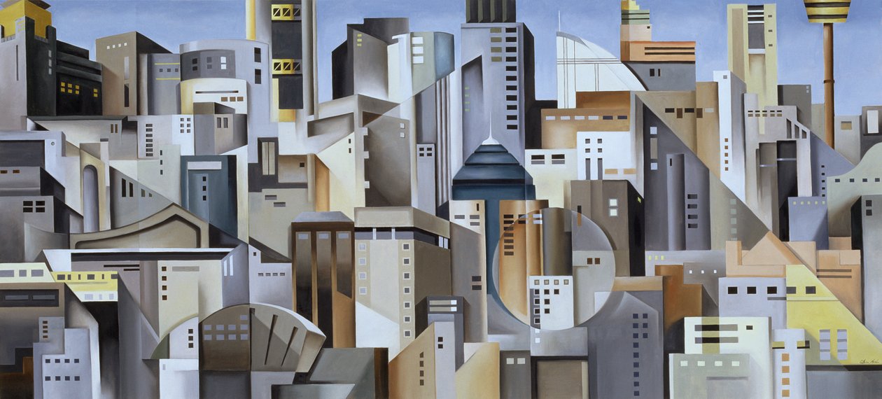 Compositie naar het oosten door Catherine Abel