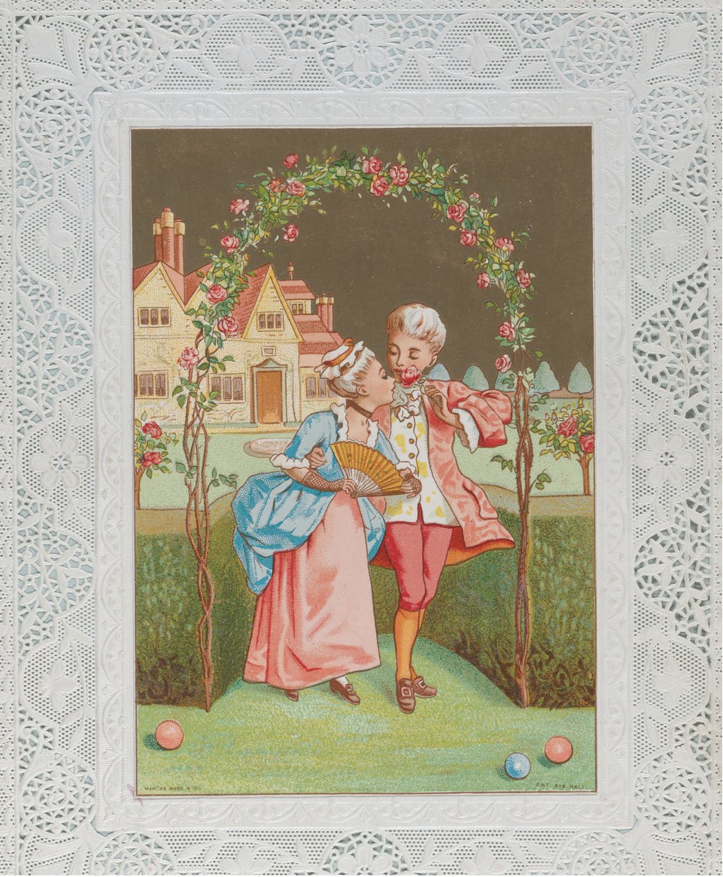 Valentijn, ca. 1880 door Catherine Greenaway