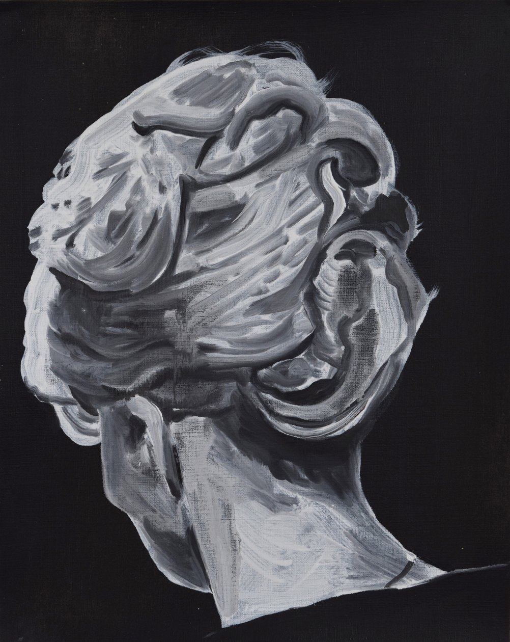 Belladonna: Socialite 2013 (olieverf  acryl op papier) door Cathy Lomax