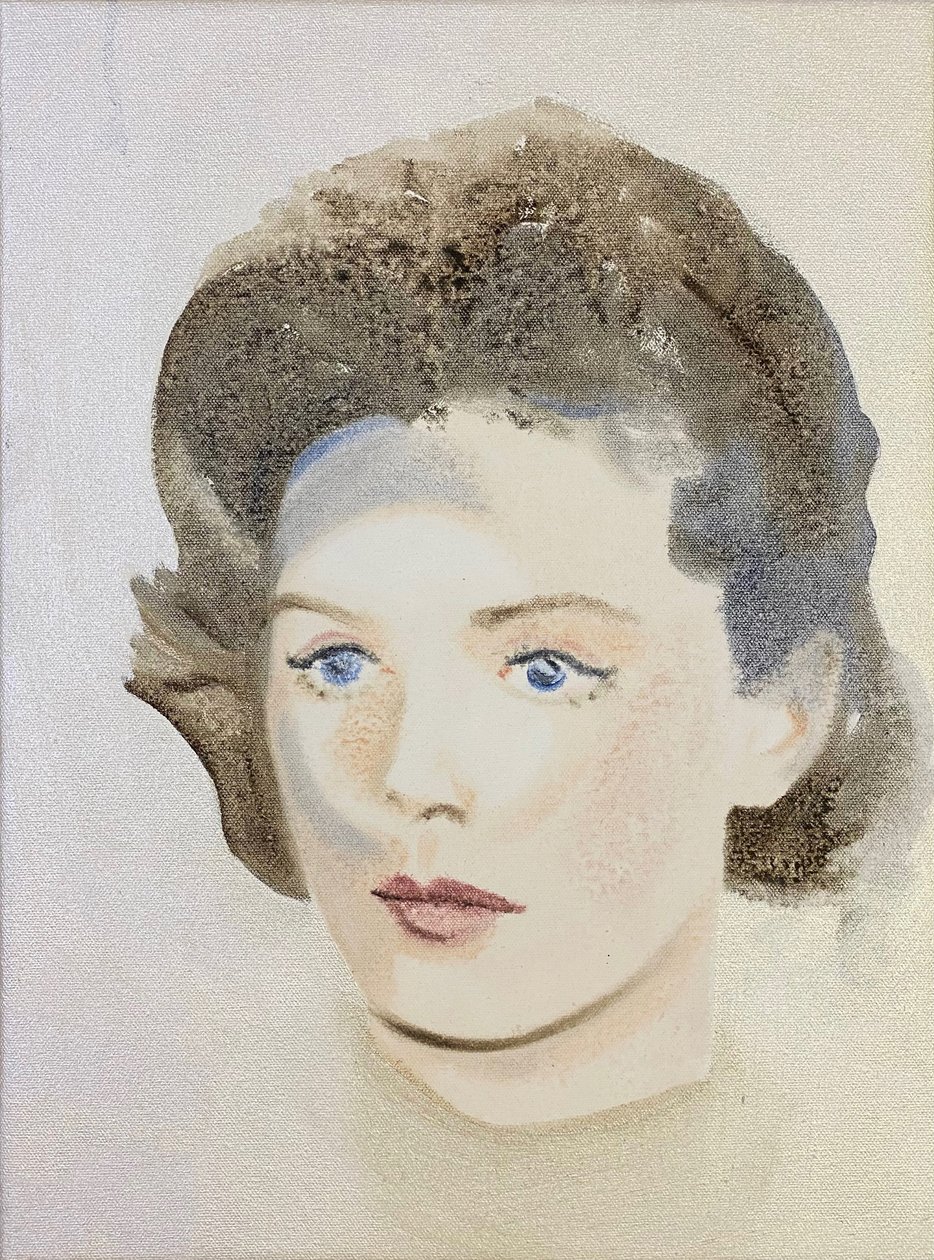 Shining 5, 2023 (olieverf en acryl op doek) door Cathy Lomax