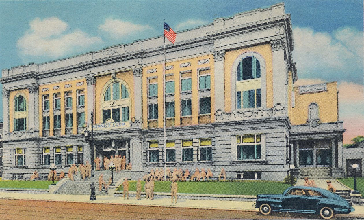 Service Club, 1942 door Caufield and Shook