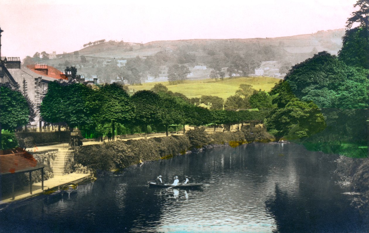 De rivier Derwent bij Matlock, Derbyshire, 1926 door Cavenders Ltd