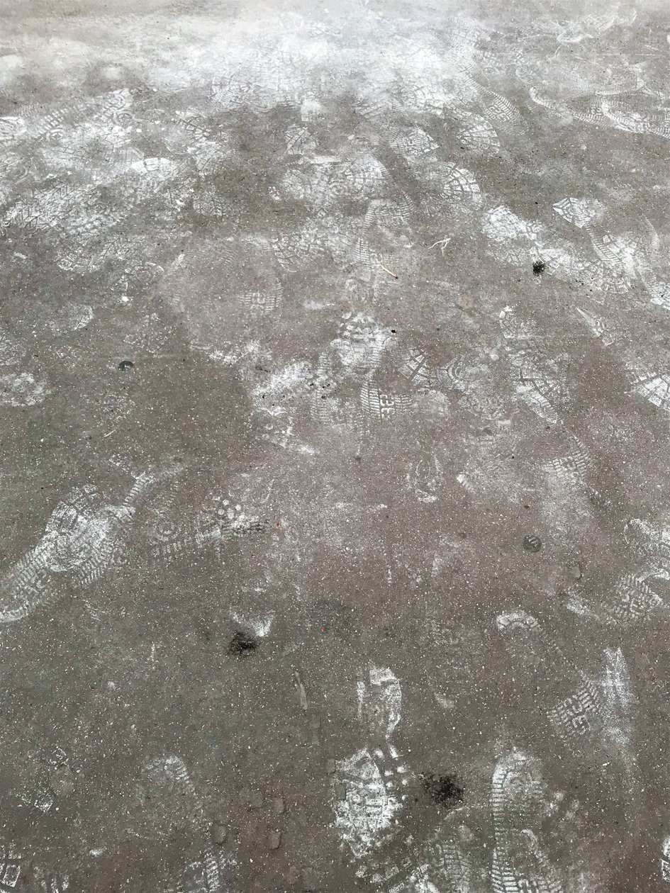 Compositie - Straat, 2019 (foto) door Cécile Jamet