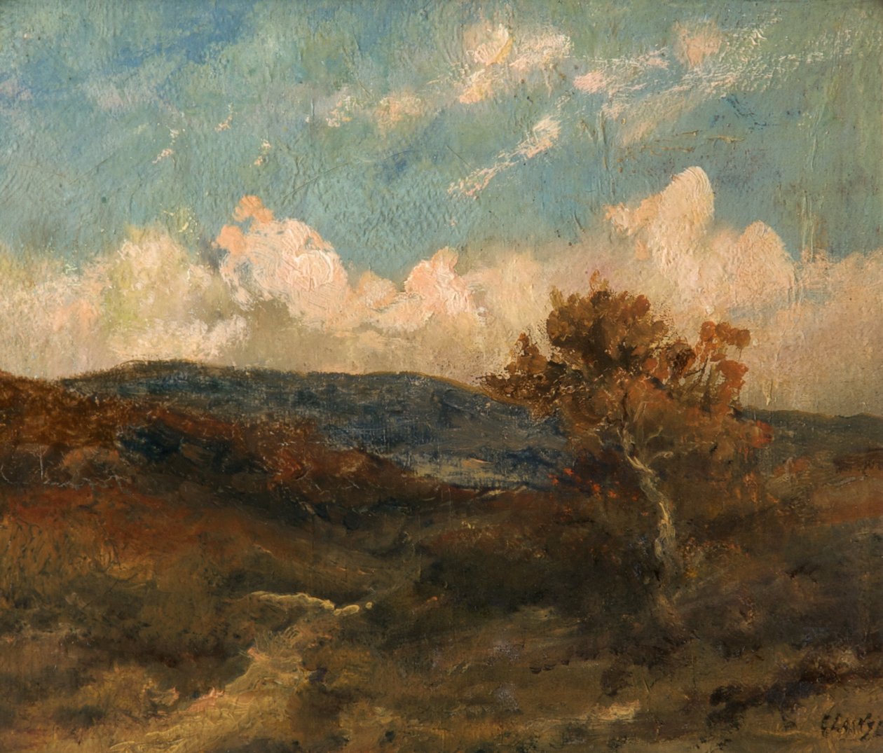 Landschap, ca. 1870-80 door Cecil Gordon Lawson