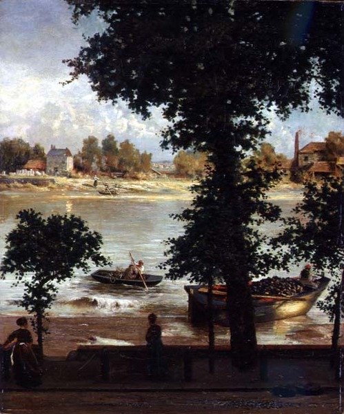 Chelsea Embankment door Cecil Gordon Lawson