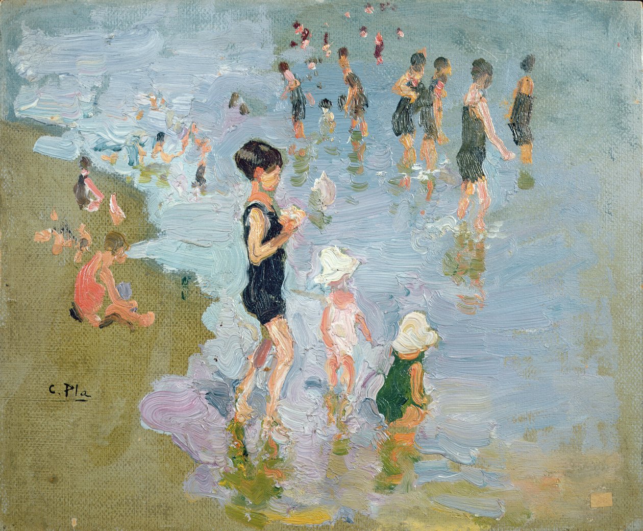 Het strand door Cecilio Pla Gallardo