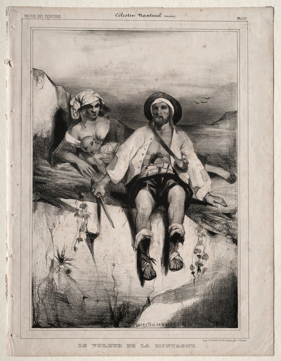 De Rover uit de Bergen door Celestin Francois Nanteuil