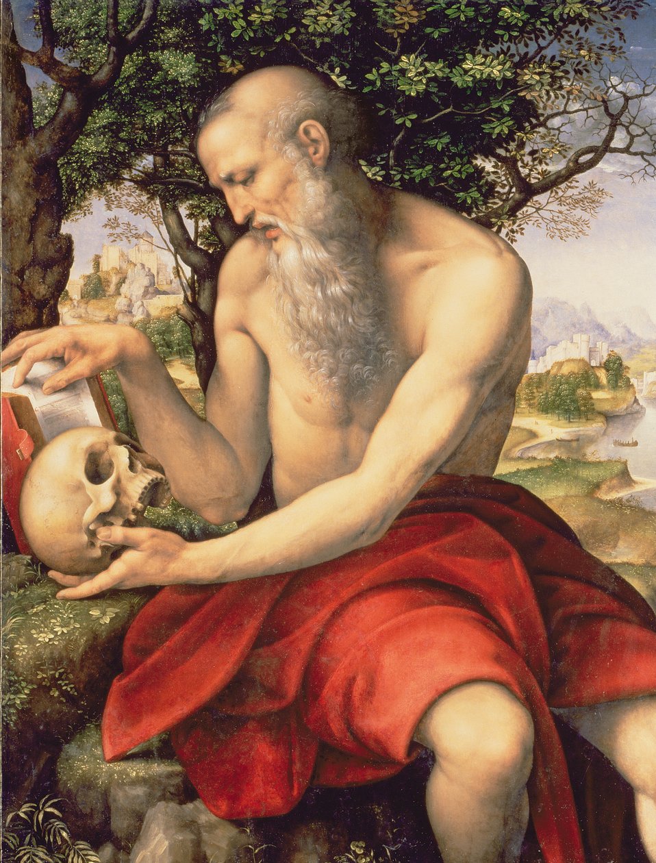 St. Hiëronymus door Cesare da Sesto