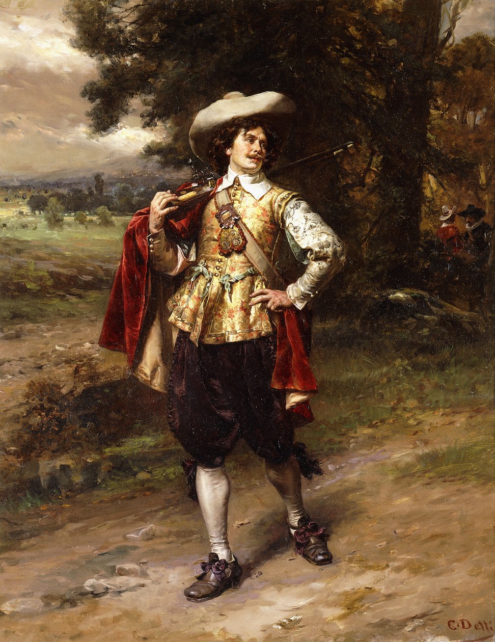 Een Kavalier door Cesare Auguste Detti