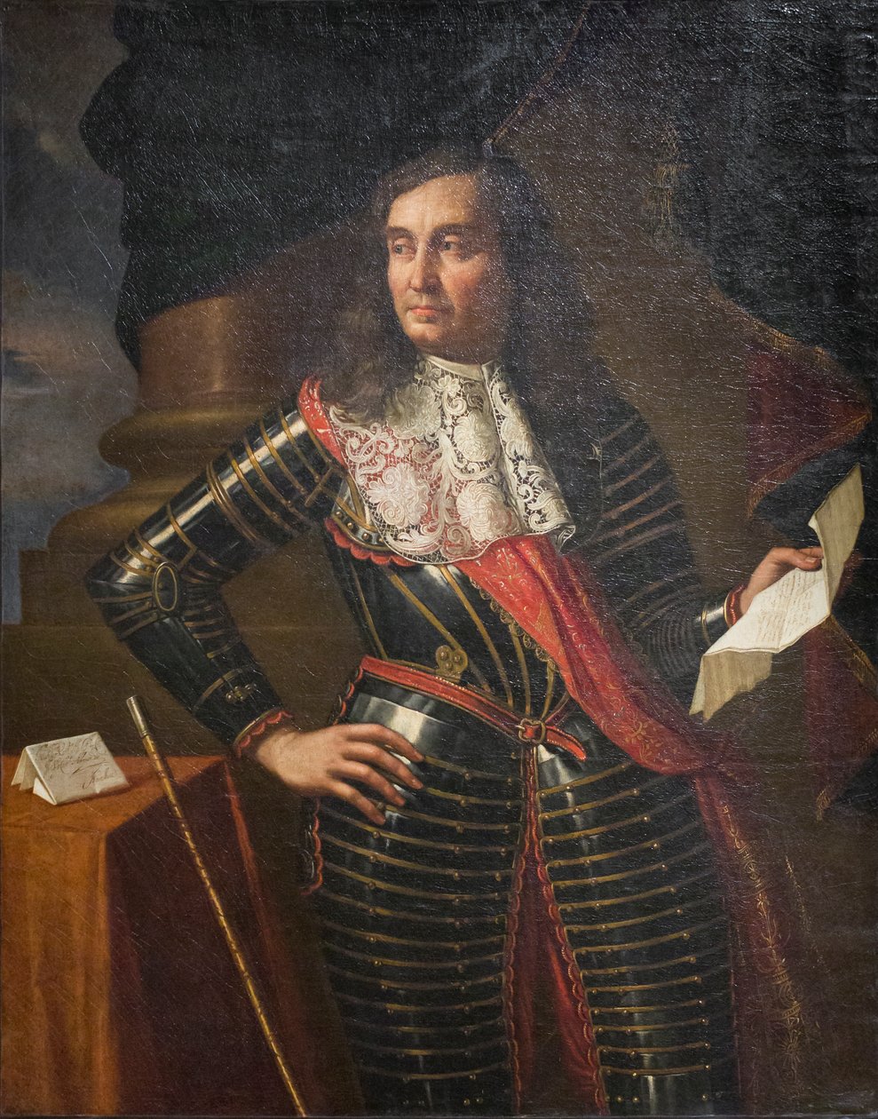 Portret van graaf Alfonso di Novellara door Cesare Gennari