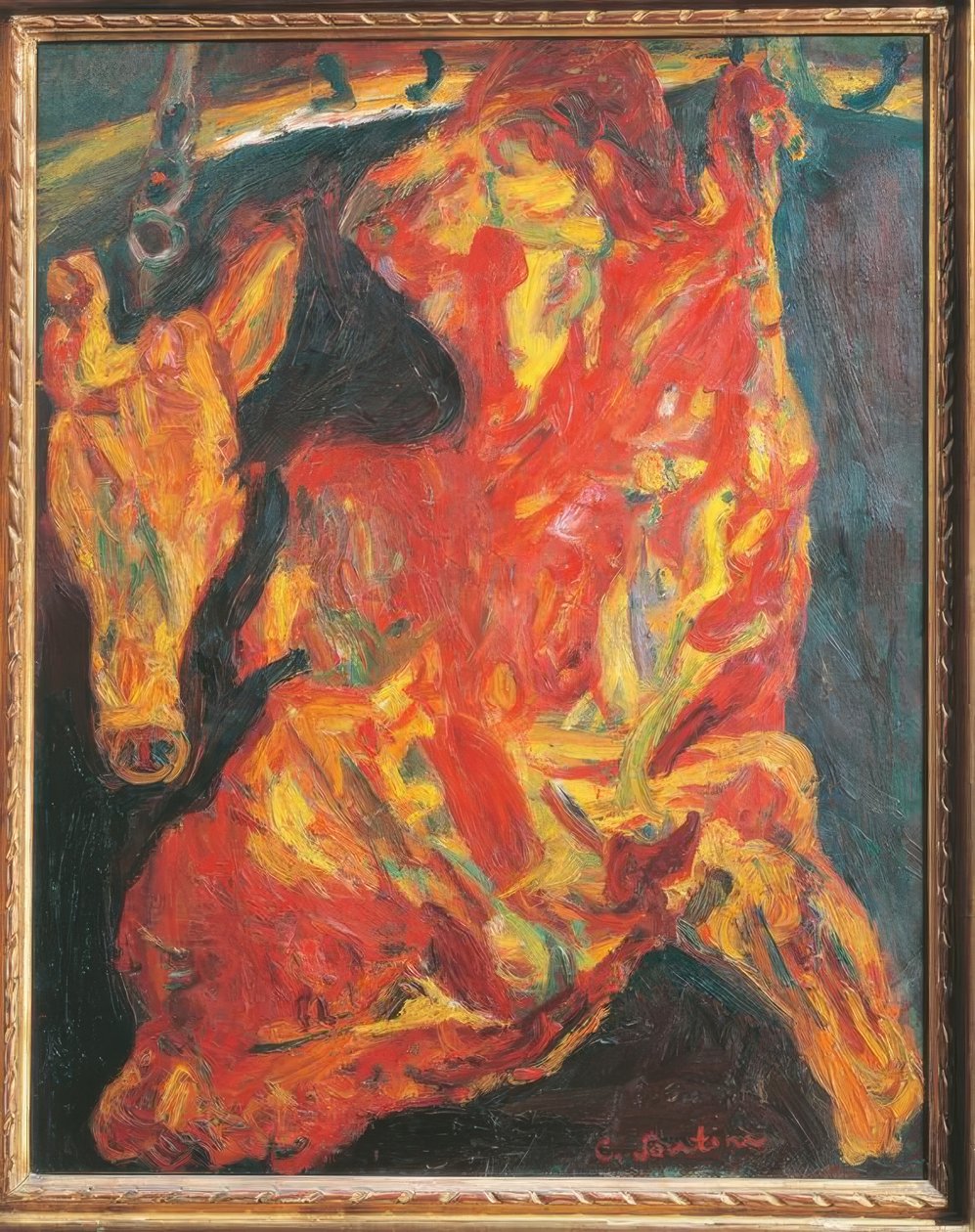 Chaïm Soutine, Rund en kalfskop door Chaim Soutine