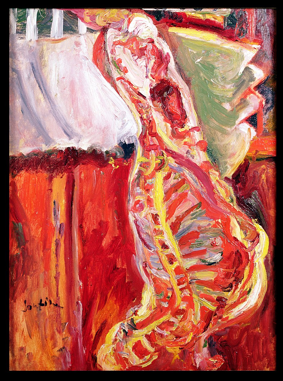 Kant van Rundvlees, c.1923 door Chaim Soutine