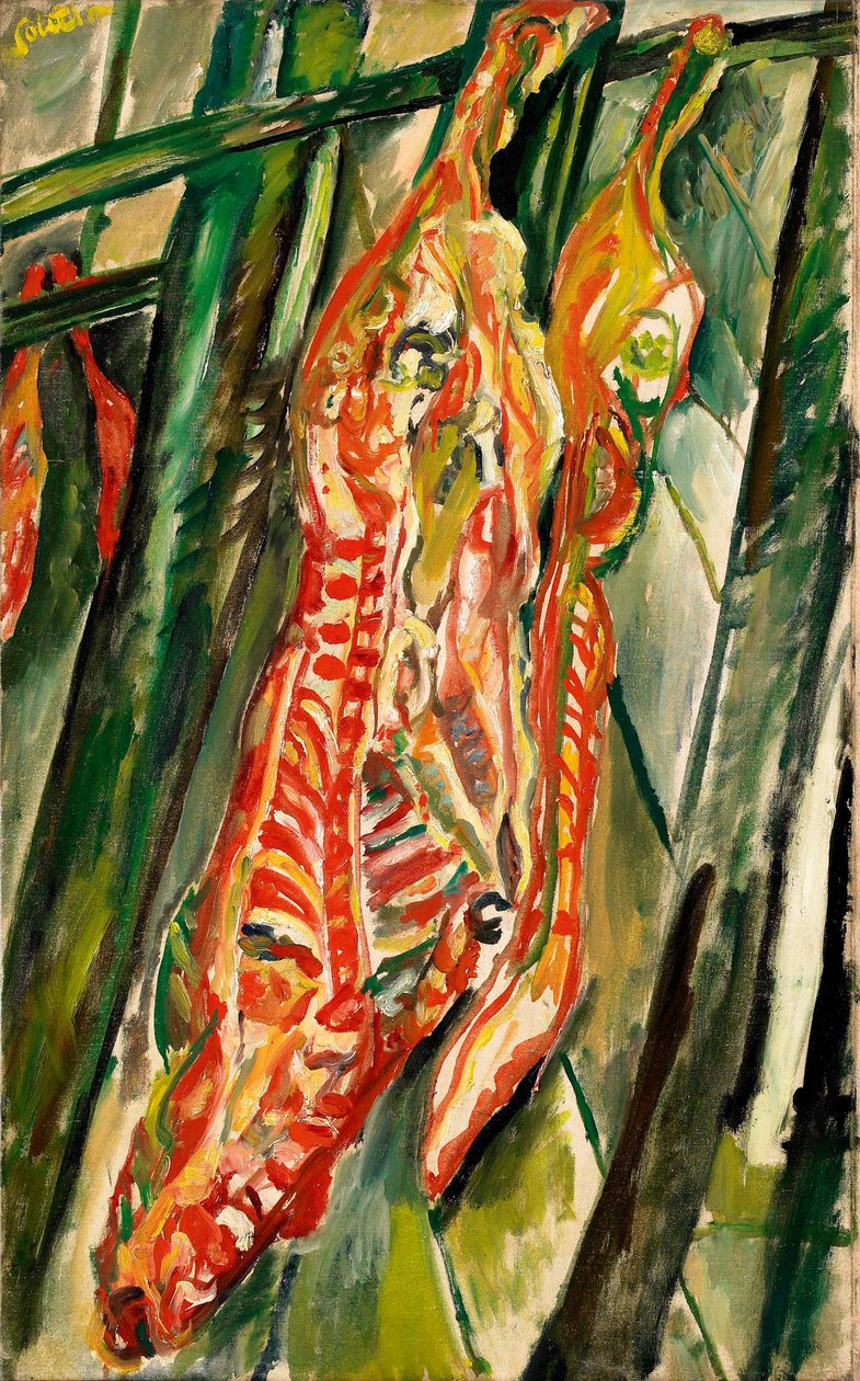 Runderkarkas, ca. 1920 door Chaim Soutine