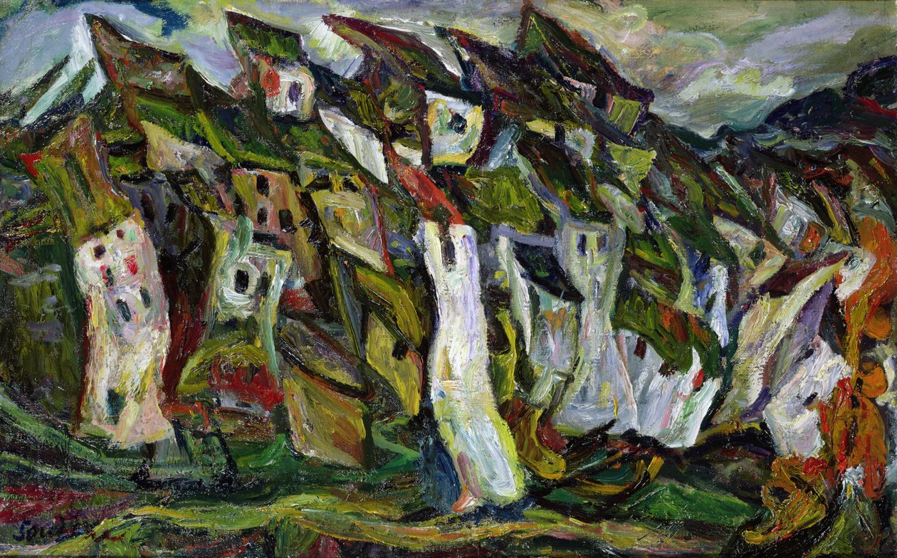 Huizen, 1919-22 door Chaim Soutine