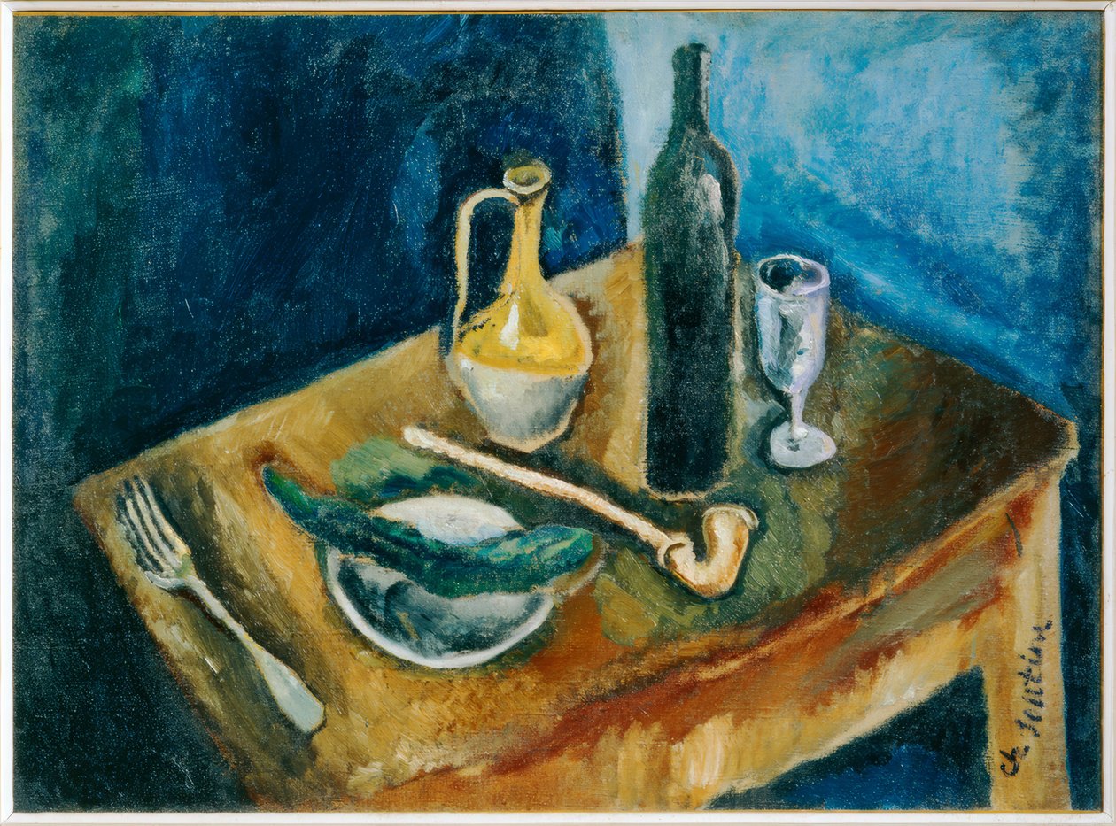 Stilleven met pijp door Chaim Soutine