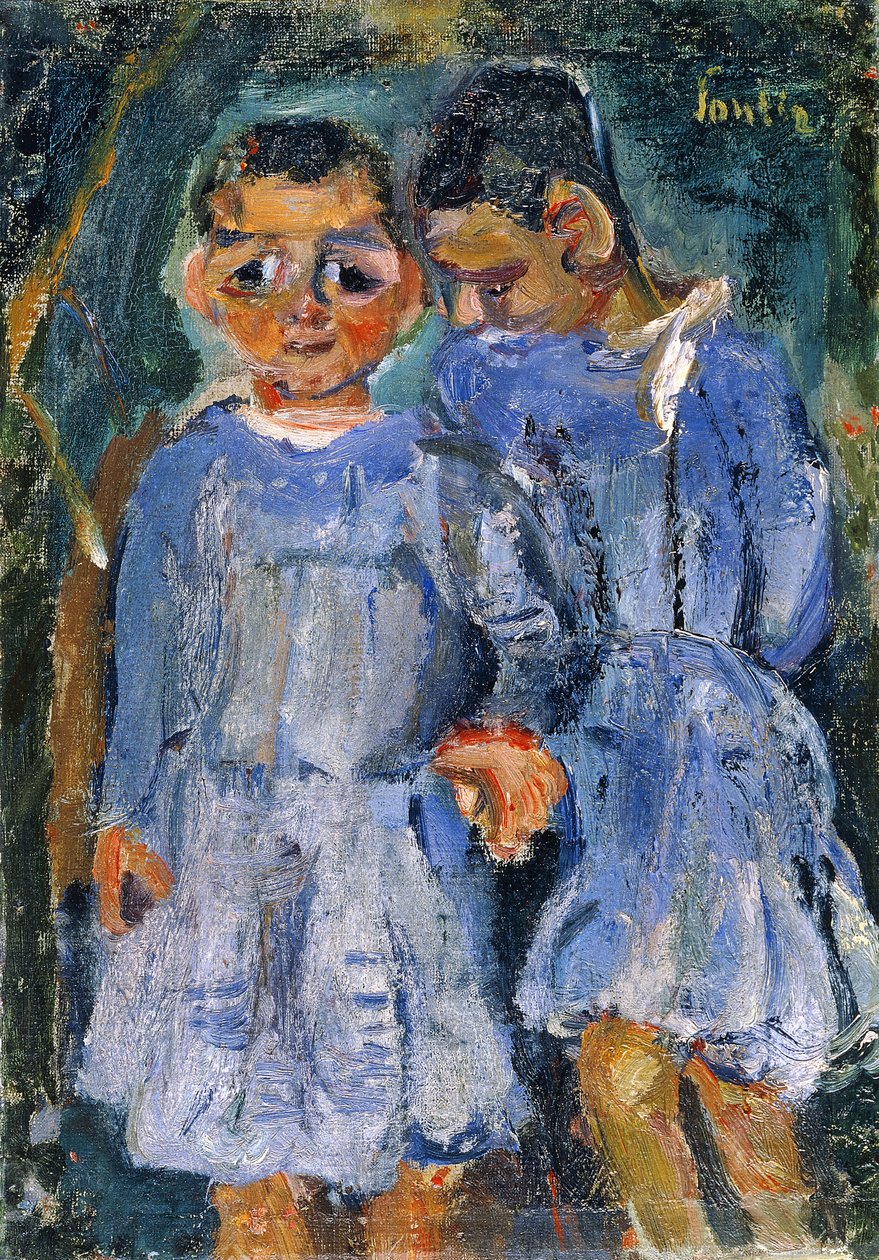 Twee Kinderen door Chaim Soutine