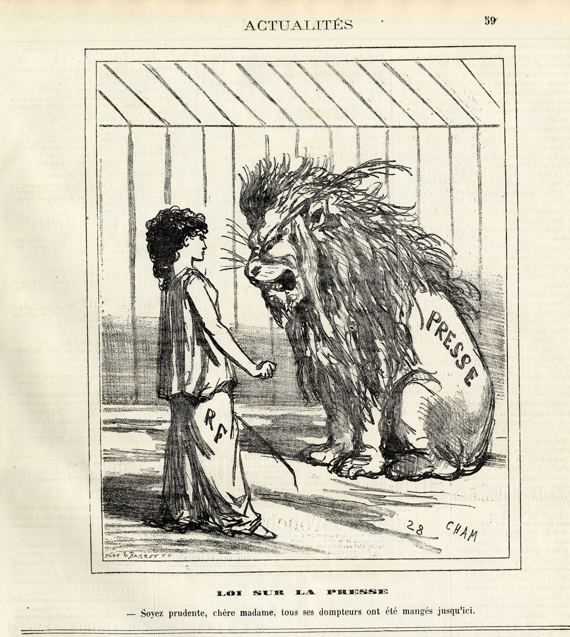 Le Charivari door Amédée de Noé