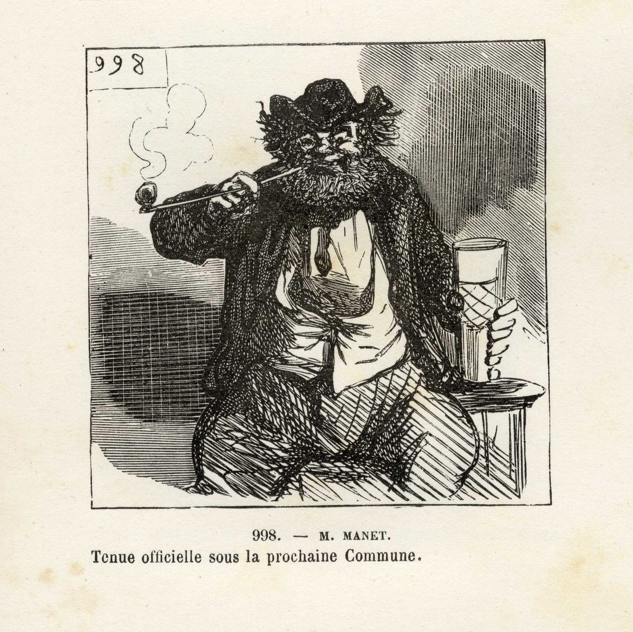 Parijse Kroniek (Cham) door Amédée de Noé