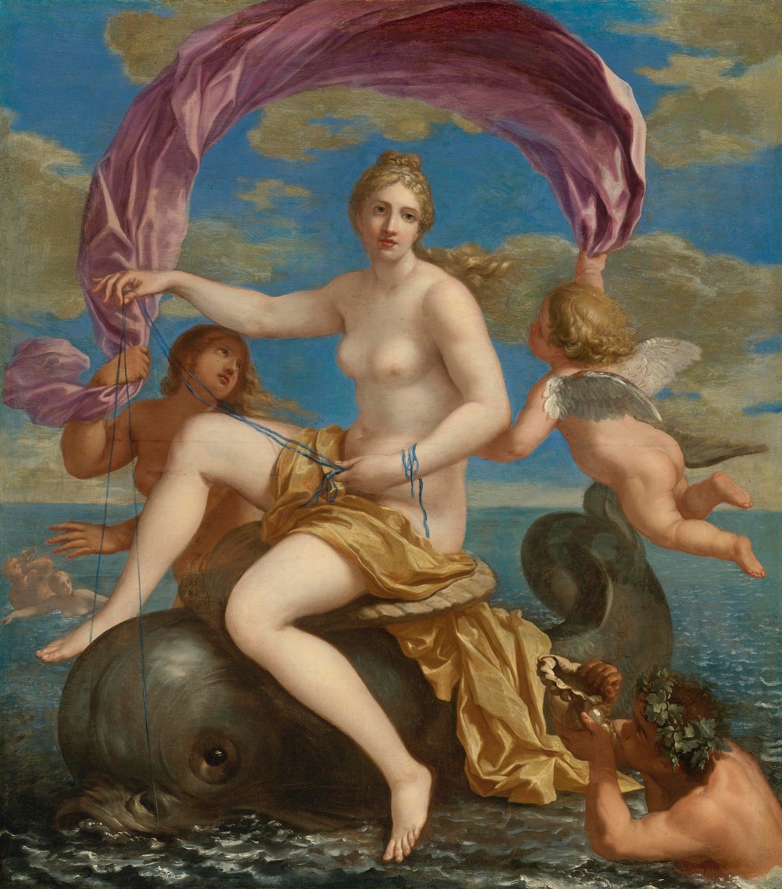 De Triomf van Galatea door Charles Alphonse du Fresnoy