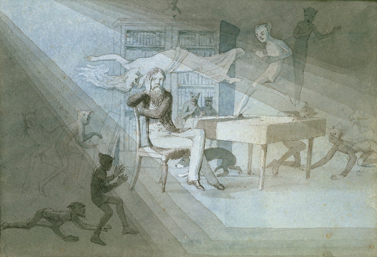 Zelfportret door Charles Altamont Doyle